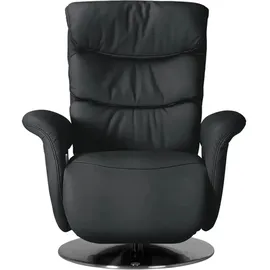 HIMOLLA Relaxsessel 7628 Leder 83 x 107 x 88 cm Schwarz mit Relax-Funktion