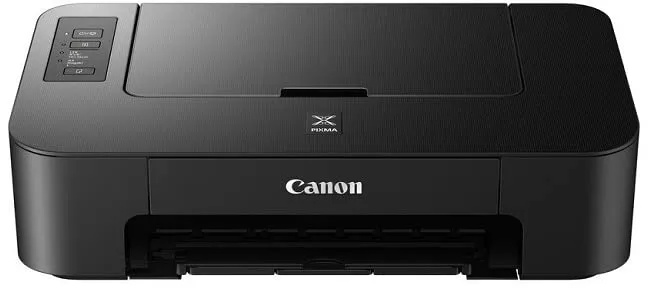Canon PIXMA TS205 Drucker Farbtintenstrahl DIN A4 (Fotodruck, 4.800 x 600 dpi, USB, optionale XL Tintenpatronen) schwarz