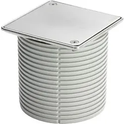 Viega Aufsatz 4934.31 100x100mm, mit Edelstahlrahmen, verschliessbar
