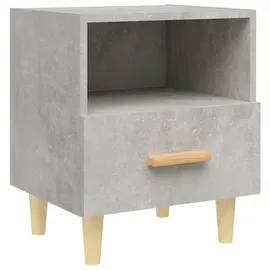 vidaXL Nachtschrank Betongrau 40 x 35 x 47 cm Grau
