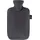 Fashy Wärmflasche 2.0 L, Vliesbezug, Thermoplast, Anthrazit