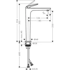 Hansgrohe Citterio C Einhandmischer Brushed Bronze