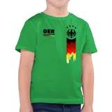 Shirtracer T-Shirt Deutschland Trikot, GER Fanartikel mit Deutschland Flagge (1-tlg) 2026 Fussball WM Fanartikel grün 152 (12-13J)