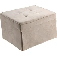 Atlantic Home Collection Schlafsofa Finn, wandelbar zum Loungesessel, Relaxliege und Gästebett, inkl. Kissen beige 80 cm x 43 cm x 70 cm