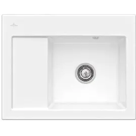 Villeroy & Boch Subway 45 Compact rechts stone white + Handbetätigung