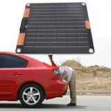 20-w-ultraleichtes, Doppelseitiges, Tragbares Solarpanel Mit Zwei Usb-c-ausgängen (5 V, 2 A) Für Reisen Und Camping