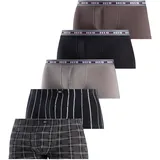 H.I.S. H.I.S Hipster (Packung, 5% St.), knapp sitzende Boxershorts aus Baumwoll-Stretch