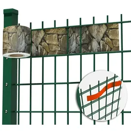 Karat Sichtschutzstreifen 19 x 350 cm Sandstein PVC