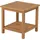 Garden Pleasure IOWA Beistelltisch 45 x 45 x 45 cm Braun