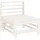 vidaXL 6-tlg. Garten-Lounge-Set Weiß Massivholz Kiefer
