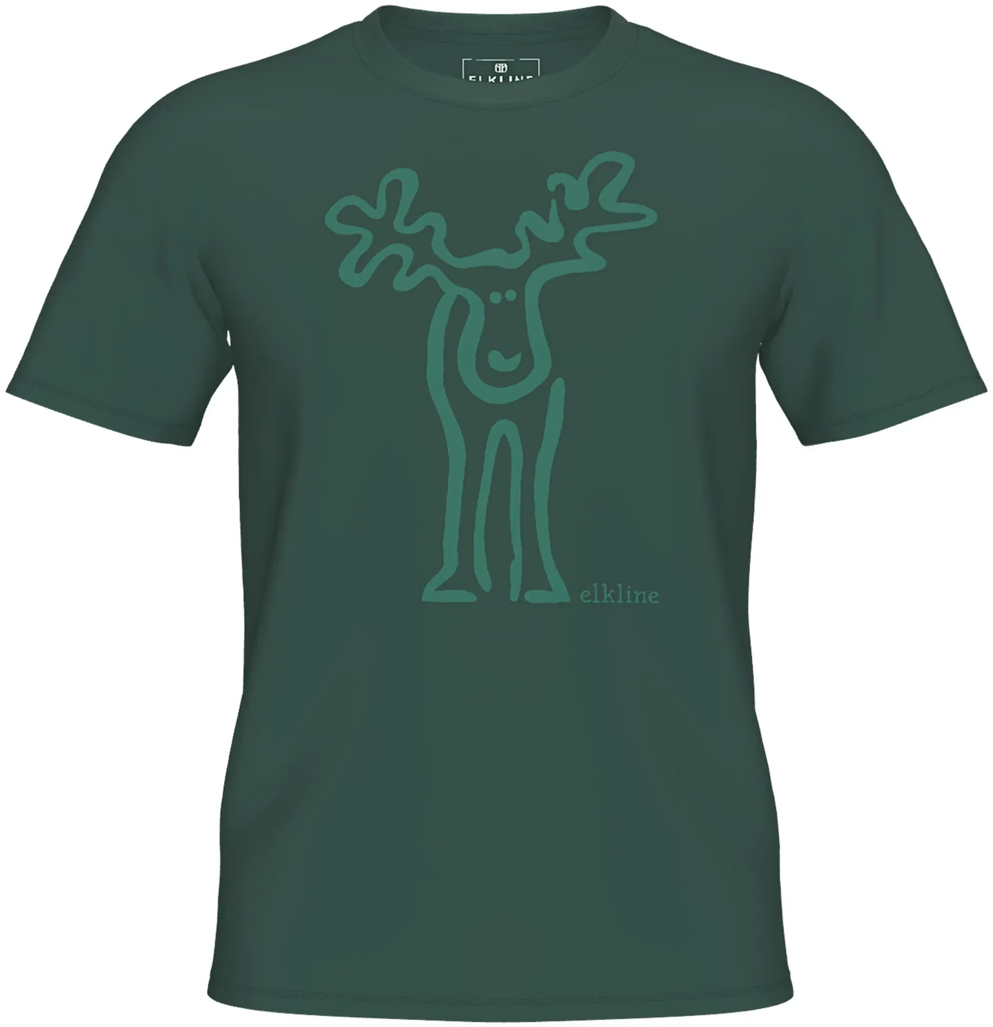 Elkline Kinder-T-Shirt Rudölfchen, trekkinggreen-pine, 140/146