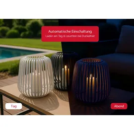 candela lights Laterne Metall 40x40x35 cm 1-tlg schwarz
