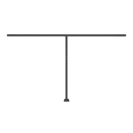 vidaXL LED Automatische Markise 400 x 300 cm blau/weiß inkl. Windsensor 3069751