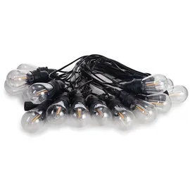 VELLEMAN Solar LED Lichterkette 15 m Schwarz