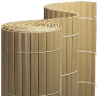 jarolift Sichtschutzzaunmatten PVC Sichtschutzmatte, 100 x 400 cm, bambus, (1-St), langlebig, witterungsbeständig, pflegeleicht, für Garten, Balkon beige 4 m x 100 cm