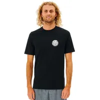 Rip Curl Icons Of Surf Kurzarm-rashguard - Black -