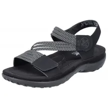 Rieker Sandale Herren Schwarz 42