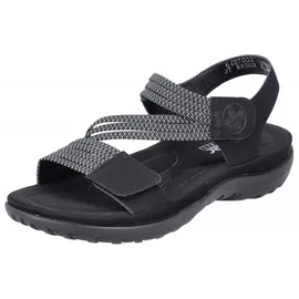 Rieker Sandale Herren Schwarz 42