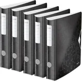 Leitz Active WOW DIN A4 65 mm Schwarz 5 St.