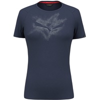 Salewa Pure XXX Dry W T-shirt Navy Blazer Melange, M