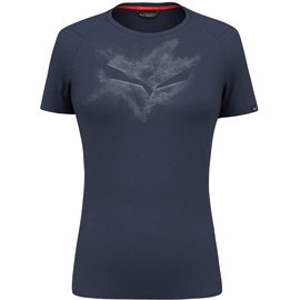 Salewa Pure XXX Dry W T-Shirt., Navy Blazer Melange, M