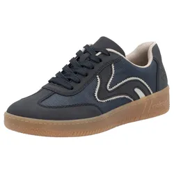 RIEKER Sport Plateausneaker, Freizeitschuh, Halbschuh, Schnürschuh in veganer Verarbeitung RIEKER Sport jeansblau 42