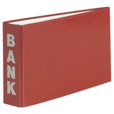 Toppoint STYLEX Bankordner 140x245mm, Bordeaux, 2-Ringmechanik, 45mm Rücken, für Kontoauszüge