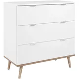 Finori Kommode weiß Sonoma Eiche