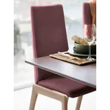Stressless® Polsterstuhl Laurel, High Back, Größe M, mit abgerundeten Beinen in Schwarz rot