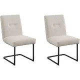 Set One by Musterring Esszimmerstuhl Tracy Mikrofaser beige 2er Set