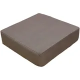 Brilliant Sitzkissen / Sitzerhöhung / Bodenkissen / 40x40x10cm / Cord-Design, Sitzerhöhung braun