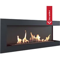 Kratki Wandkamin DELTA schwarz