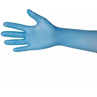 MED-COMFORT BLUE 300 Lange Nitril-Untersuchungshandschuhe puderfrei blau
