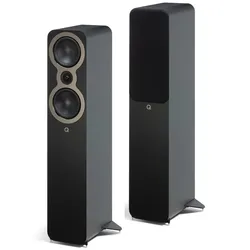 Q Acoustics 3050c schwarz 1 Paar Stand-Lautsprecher