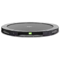 EXIT Elegant Premium Sports Bodentrampolin Ø 305 cm schwarz