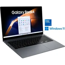 Samsung Galaxy Book4 15,6" Intel Core 5 120U 16 GB RAM 512 GB SSD Moonstone Gray