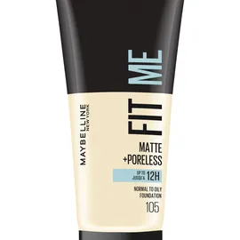 Maybelline Fit Me! Matte + Poreless Make-Up 30 ml 105 Natural Ivory