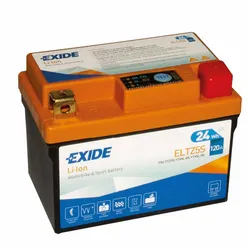 Exide ELTZ5S Li-Ion Lithium Motorradbatterie 12V 2Ah 120A