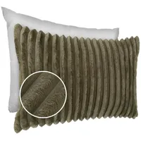 Kisska Dekokissen Kissenbezug Sofakissen Pillow Plüsch Kuschelkissen Zierkissen Cord