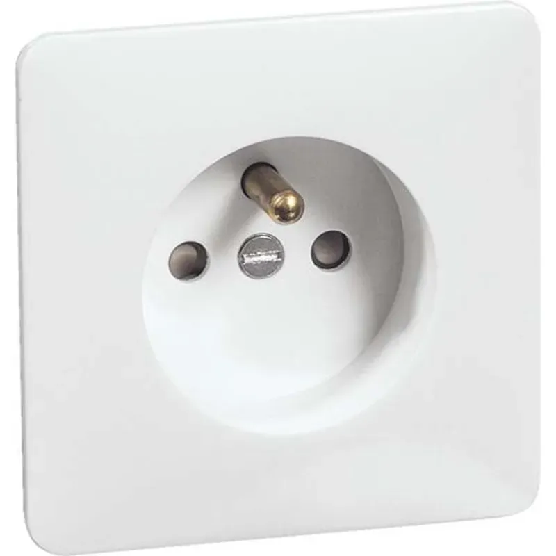 Peha Steckdose ws Erdungsstift B 80.6671 SI W