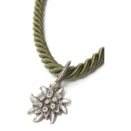 Allgäu Rebell Collier Marlene grün/Textil