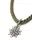 Allgäu Rebell Collier Marlene grün/Textil