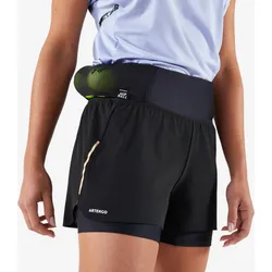 Damen Tennis Shorts - TSH Light Hip Ball schwarz rauchschwarz XS