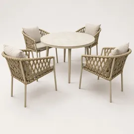 Greemotion Avola Set 5-tlg. Taupe/Grau