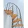 Minka Spindeltreppe Venezia Smart 38 305,5 cm Edelstahl/Holz/PVC/Stahl Grau