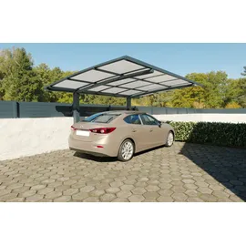 wismar nfi Carport freistehend gebogen 5,00 x 3,00 m grau