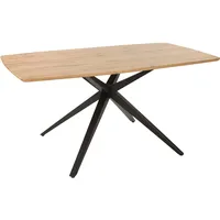 Duo Collection Esstisch »Tisch Emira«, (1 St.), massives X-Metallgestell,