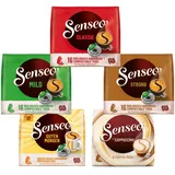 Senseo Pads, Probierbox Mit 5 Sorten, 66 Kaffeepads, 5Er Vielfaltspaket