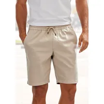 John Devin Shorts JOHN DEVIN "Bermuda", Herren, Gr. S (44/46), N-Gr, beige, Web, Obermaterial: 97% Baumwolle, 3% Elasthan, unifarben, regular fit kurz, Hosen Shorts, kurze Hose aus elastischer Baumwoll-Qualität, Topseller