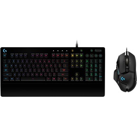 Logitech RGB Gaming-Tastatur, Mäuse mit programmierbaren Tasten und anpassbaren Gewichten, anpassbare Tastatur mit Hintergrundbeleuchtung, PC/Notebooks